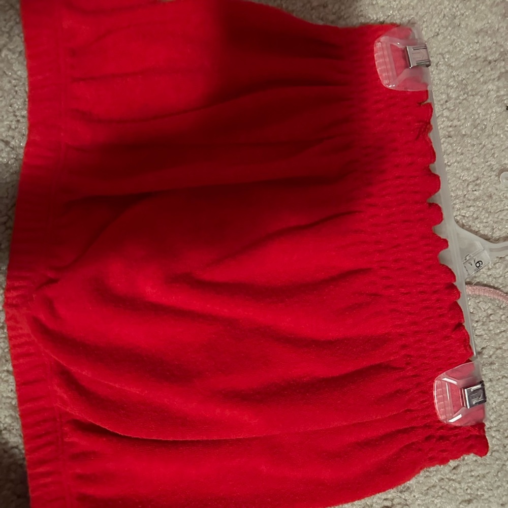 Hollister red bandeau top